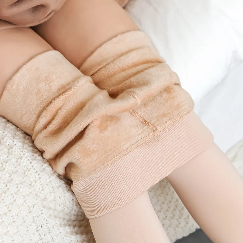 Winter Warm Baby Girl Stockings Kids Thicker Pantyhose Baby Girl Leggings Ballet Dance Children Velvet Solid Color Pantyhose kids pantyhose ballet tights solid color pantyhose toddler tights kids leggings