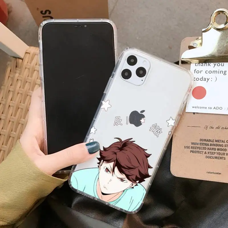 YNDFCNB Anime Haikyuu Oikawa Phone Case for iPhone 11 12 pro XS MAX 8 7 6 6S Plus X 5S SE 2020 XR cover