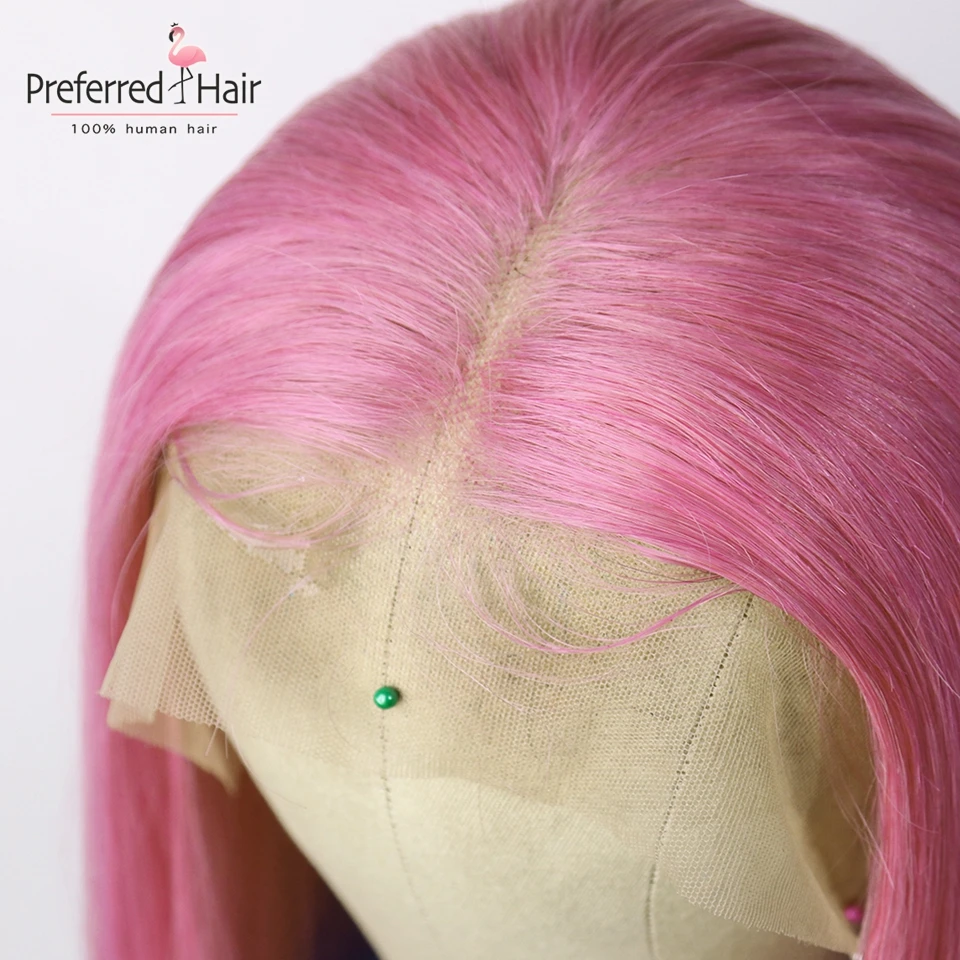 Предпочтительный прямой Омбре парик фронта шнурка предварительно выщипанный полный парик шнурка человеческих волос бесклеевой прозрачный парик шнурка для женщин