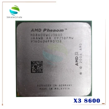 

AMD Phenom X3 8600 Triple-Core DeskTop 2.3GHz CPU HD8600WCJ3BGD HD860BWCJ3BGD Socket AM2+/940pin