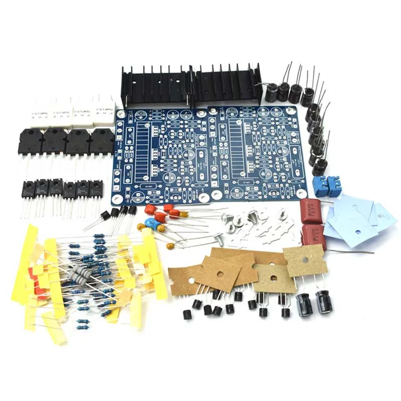 Mesmo e Placa Pçs de Alta Fidelidade Duplo Canal 2x100w Amplificador Potência Estéreo Kit Faça Você Terminada 2 Mx50 se 2.0 - Image 4