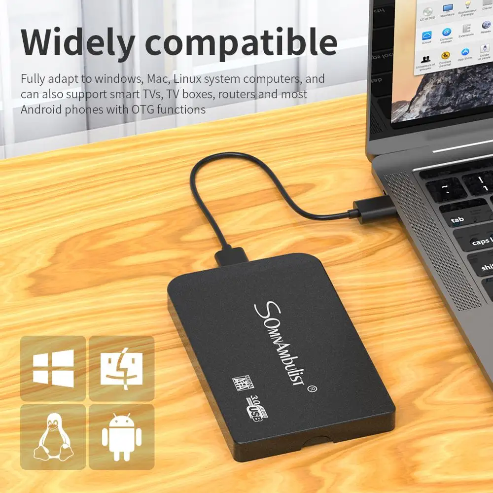 HDD USB3.0 2 5 &quotвнешний жесткий диск мобильный 1 ТБ Внешние жесткие диски ps4