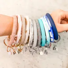 Miwens, новинка, Модный мягкий силиконовый браслет, брелок для ключей, удобная одежда для автомобиля, брелок на запястье, аксессуары