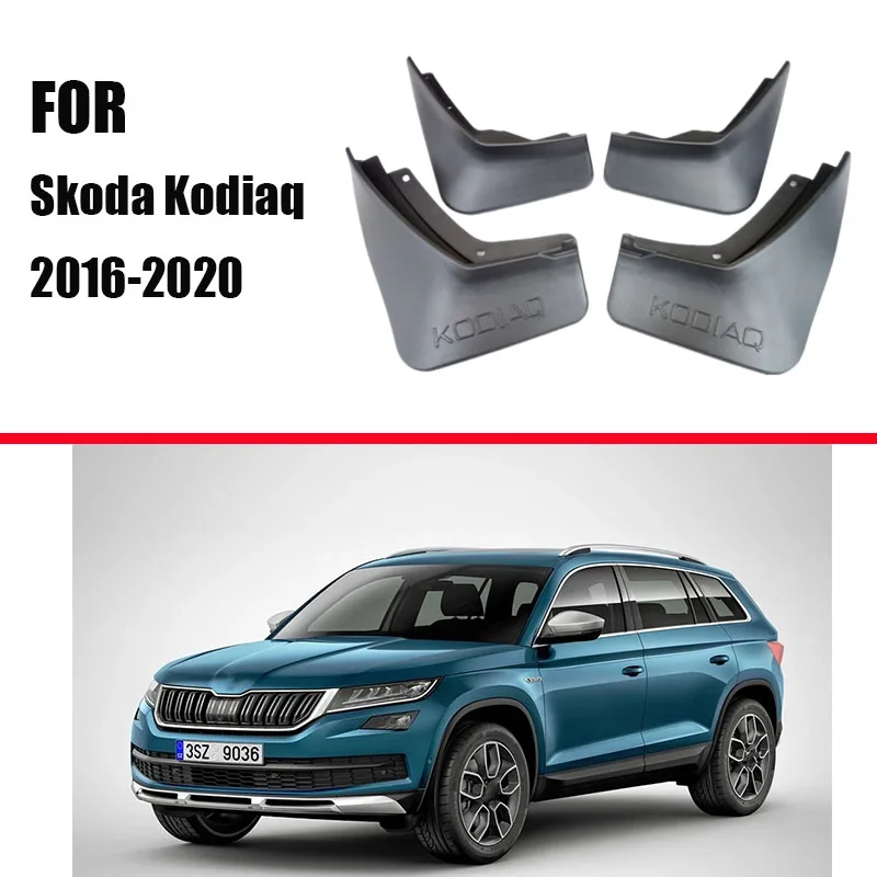 Автомобильные аксессуары для skoda kodiak-, брызговики для автомобиля, брызговики, брызговики, передние и задние брызговики - Цвет: kodiak 18-20