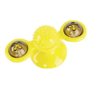 

Pet Toy Interactive Cat Puzzle Training Rotary Table Ball Mill Rotating Cat Toys Cat Games Cat Supplies Cat windmill