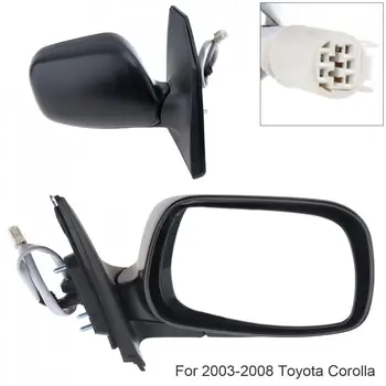 

Non-Folding Durable Car Right Side Mirror Right Hand RH Mirror Fit for 2003-2008 Toyota / Corolla CE LE S Sport XRS Sedan 4-Door