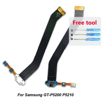 

USB Charging Port Connector Plug Charge Dock Jack Socket Flex Cable For Samsung GT-P5200 P5210 Replacement Repair Part