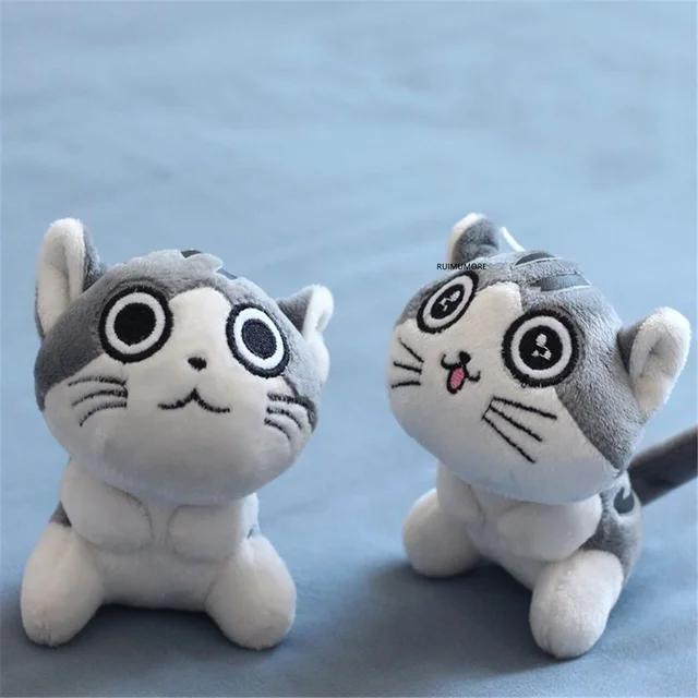 4Designs,  9CM Approx, Cat Plush Stuffed Doll ; Key Ring Chain Gift Toy 5