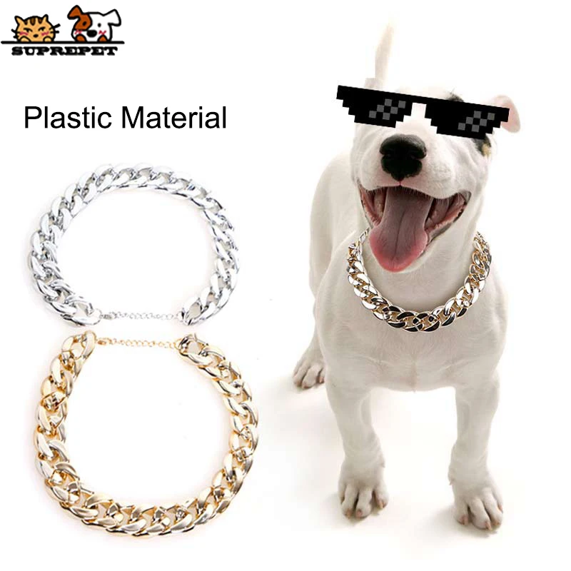 Цепочка пластиковая для питомцев крутой ошейник кошек и собак|Воротники| |