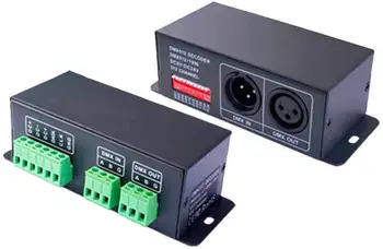 

DMX-1809 DMX to SPI (TTL) Digital Signal LED Decoder Pixel Control