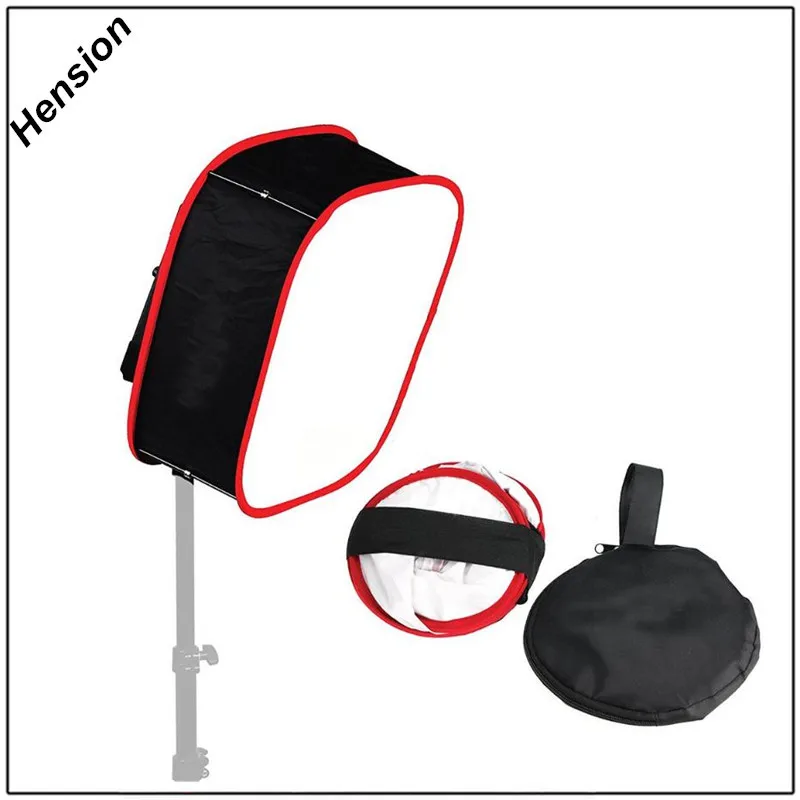 Universal 40cm Portabl Collapsible LED Video Light Softbox Diffuser for Yongnuo Godox Photographic Lighting YN600L YN900 YN300