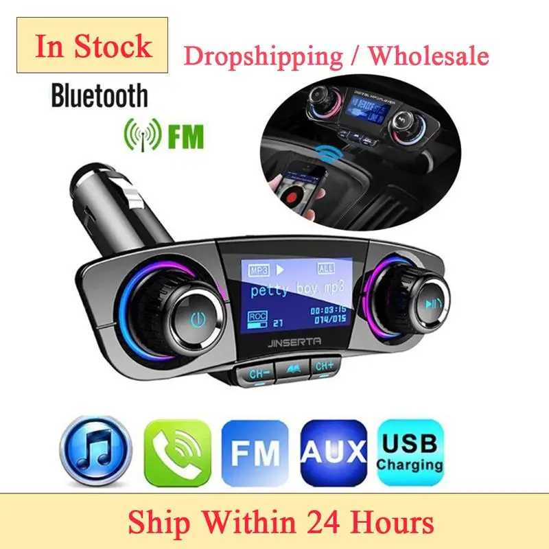 gebed Perforeren staan Auto Car Mp3 Player Wireless Fm Transmitter Handsfree Radio Music Player Usb  Car Charger Adapter Disk Lcd Display Car Hands Free - Car Mp3 Player -  AliExpress