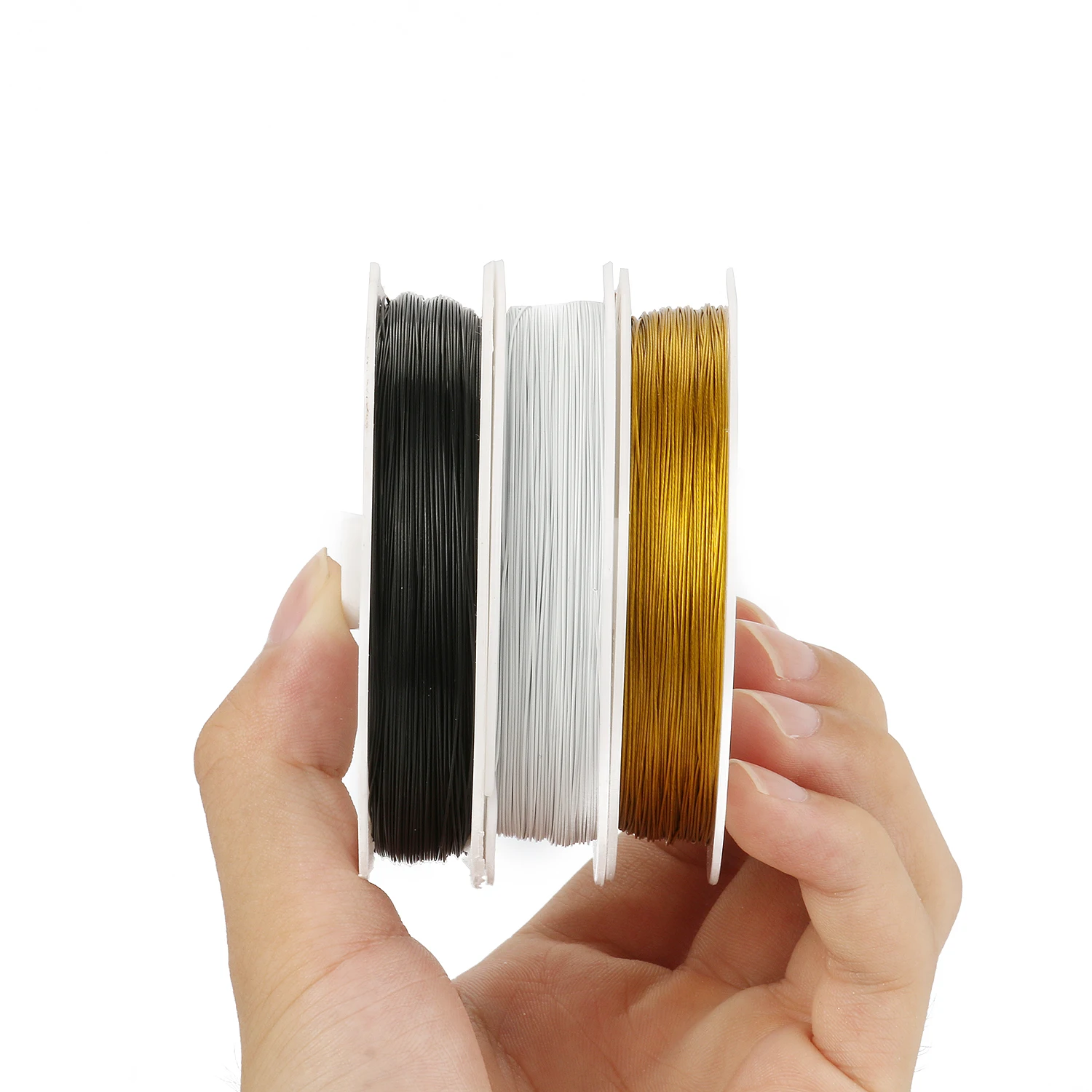 0.3/0.38/0.45mm Stainless Stell Wire Gold Black White Color DIY