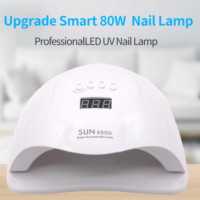 Günstig SONNE X5Plus 80W UV LED Gel Nagel Lampe Schnell Trocknend Nagel Trockner Maschine Maschine Lampe für Nagel Aushärtung UV gel Polish Nail art Werkzeuge