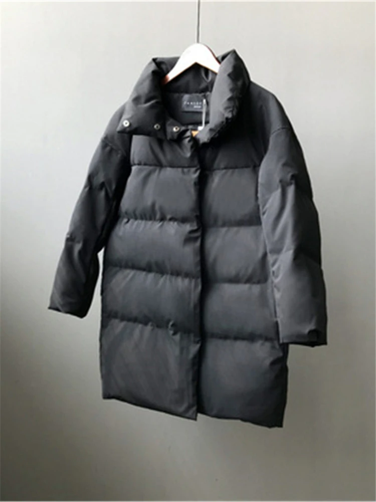 Хлопок Для женщин длинная куртка с секциями Зимние новые модные свободные Bf ветер раздел для хлеба, толстое теплое хлопчатобумажное пальто прилив H00366