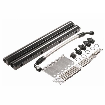 

Billet Fuel Rail Kit for LS LS1 LS2 LS3 LS6 LSX Stock Intake Manifold 6AN+Hardware
