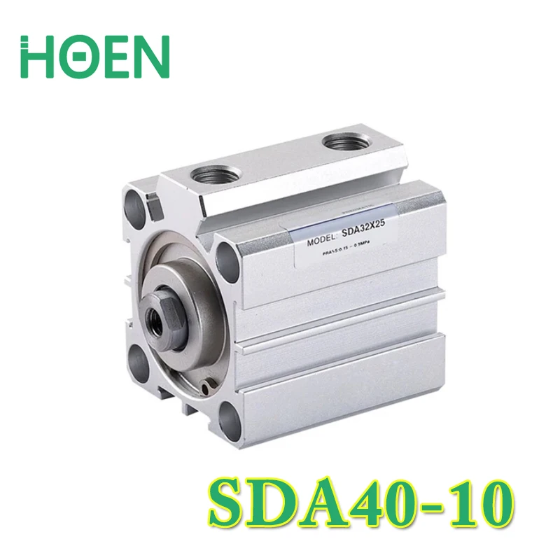 SDA40-10 Airtac Тип SDA Серия 40 мм отверстие 10 ход 1/8 &quotпорт Пневматический Компактный