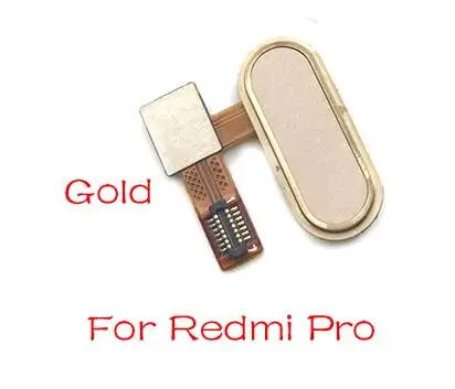 Для Xiaomi Redmi 6A 6 Pro/Redmi 4 считыватель отпечатков пальцев Датчик распознавания сенсорного ID гибкий кабель запасные части - Цвет: Redmi Pro Gold