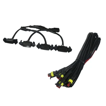 

Smoked Front Grille Amber LED Lights Kit for 16-Up Toyota Tacoma W/TRD Pro Grill