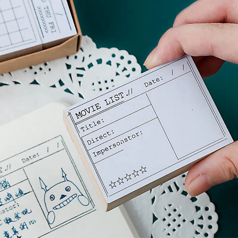 GLOBLELAND Calendar Clear Stamps Set – Weather & Week Silicone Stamps For Card Making, Scrapbooking, 8.3x5.8in - View #8