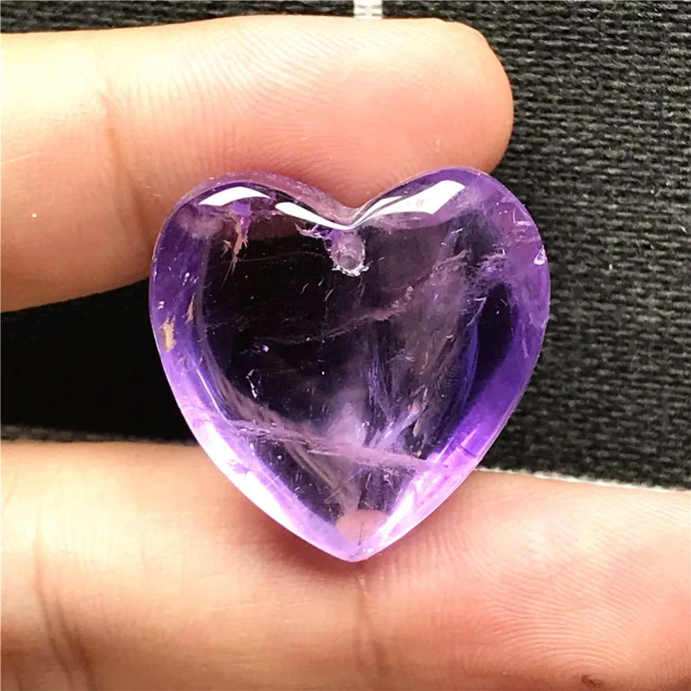 Heart Amethyst Pendant (114)