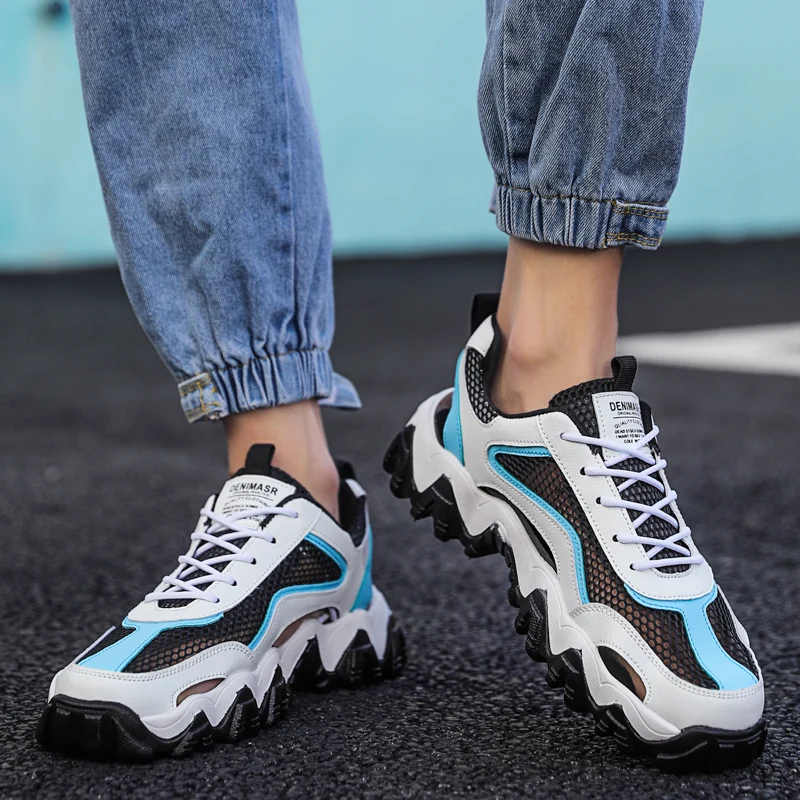 

's Sandals Hollow Wave Sandals Outer Wear Beach Shoes Ripped Shoes Men 's Shoe Casual Trend Sports Summer PU Adult Loafers