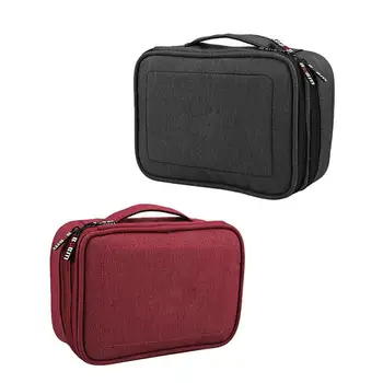 

BUBM Double Layers Electronics Accessories Bag Handy For Pad/Makeup Bag