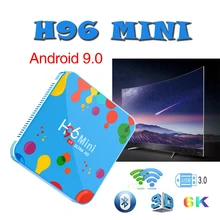 Belgium boxes 4GB 128GB H96 Mini smart tv box Allwinner H6 Quad Core 6K H.265 Wifi HD 4GB 32GB H96 Max android9.0 tv set top box