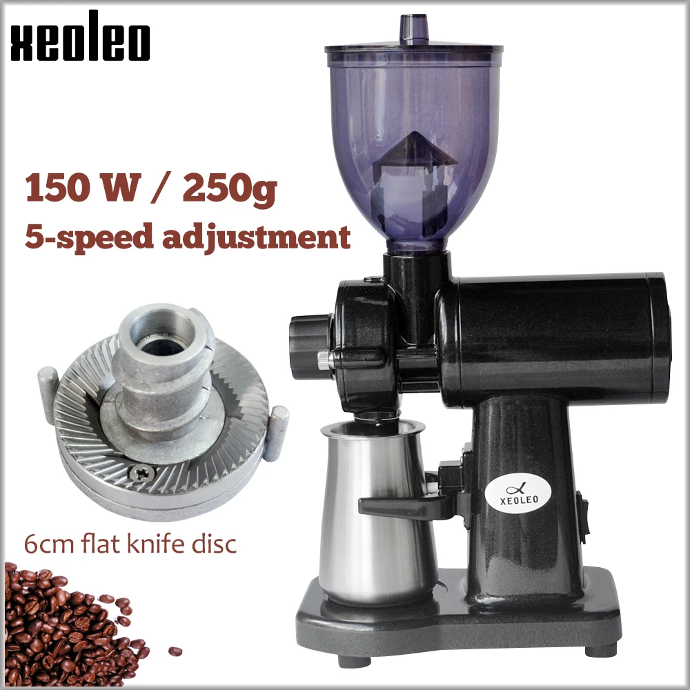 Xeoleo Espresso Coffee Grinder Electric Coffee Grinder Flat Burr