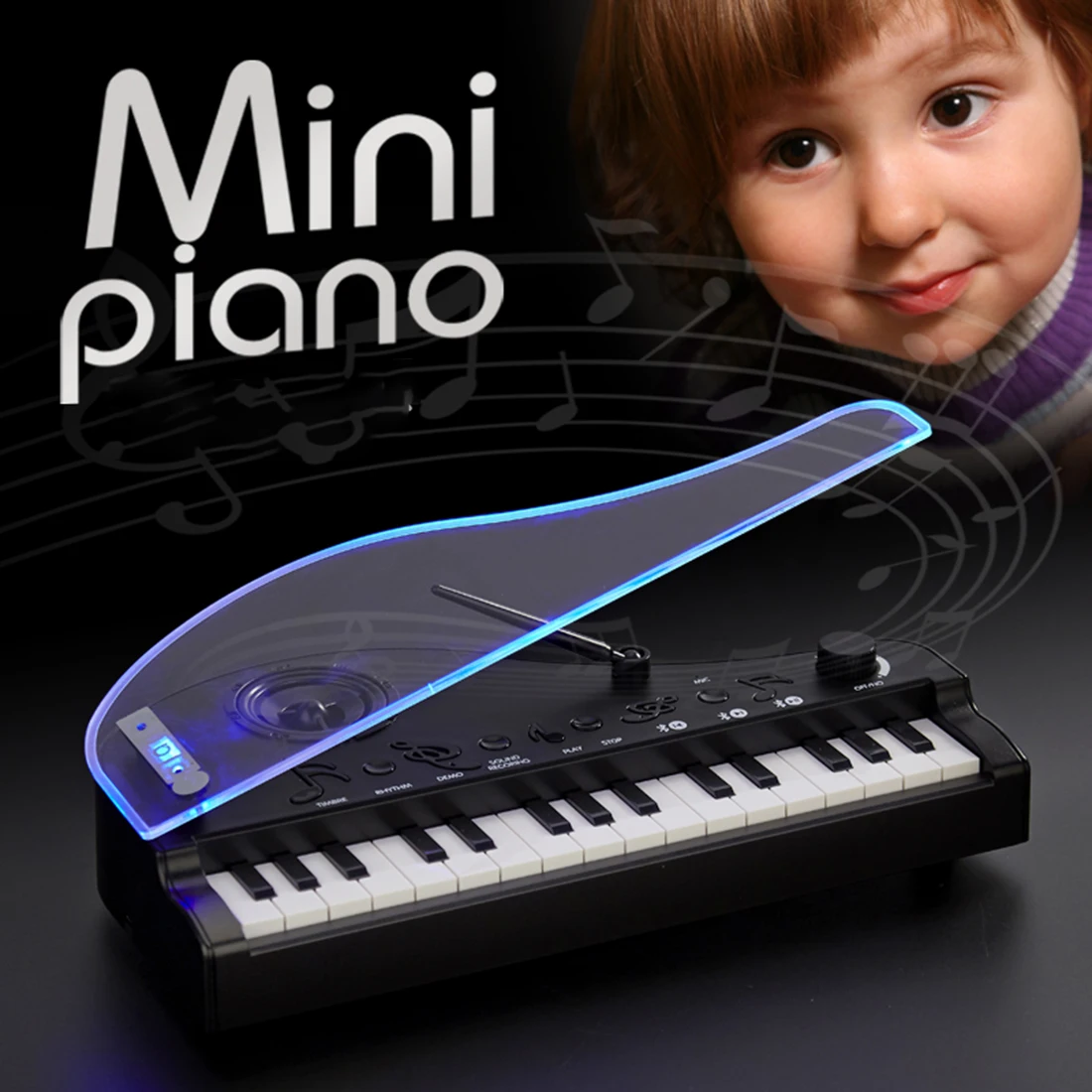 Детские умные пианино игрушки Bluetooth мини электронная клавиатура музыкальное пианино игрушка Детский Рождественский инструмент подарок