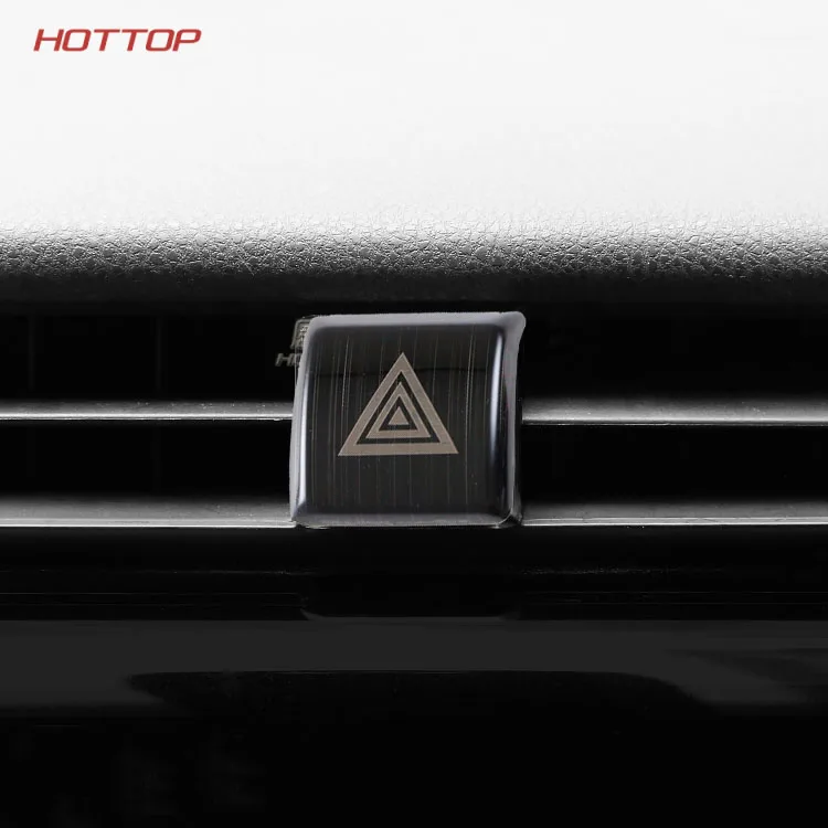 

Car Hazard Warning Flash Light Switch Decoration Cover Logo Sticker Trim Styling Car Refit for Toyota Camry 2018 2019 styling