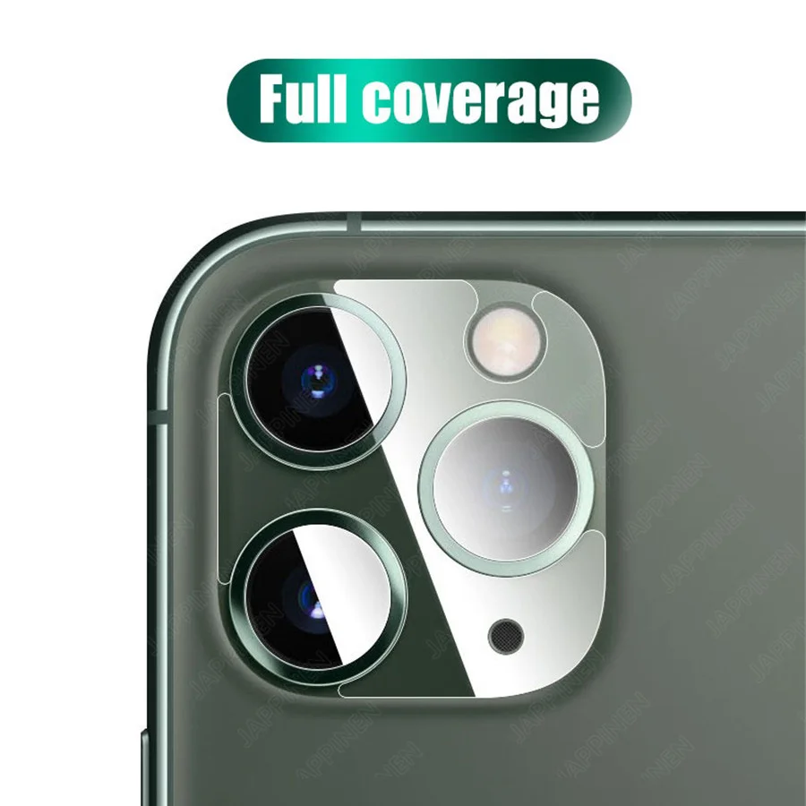 2 шт./лот, для iPhone 11 Pro Max, стиль, нано стекло, объектив камеры, защита экрана, полное покрытие, прозрачное закаленное стекло, задняя пленка