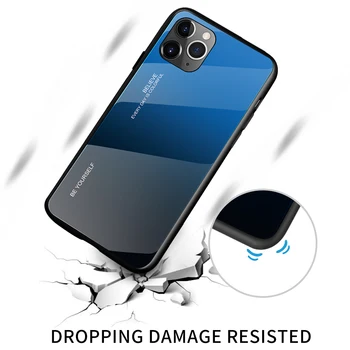 

Sinzean 25pcs Gradient Glass Phone Case for IPHONE 11/XS MAX 6.5/XR 6.1/XS Gradient Glass phone shell for IPHONE 7/8 Plus/6s/5