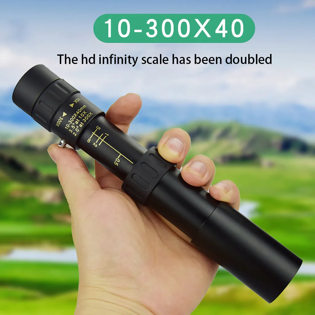 4K 10 300X40mm Супер телефото зум монокулярный телескоп для кемпинга пляжа путешествия