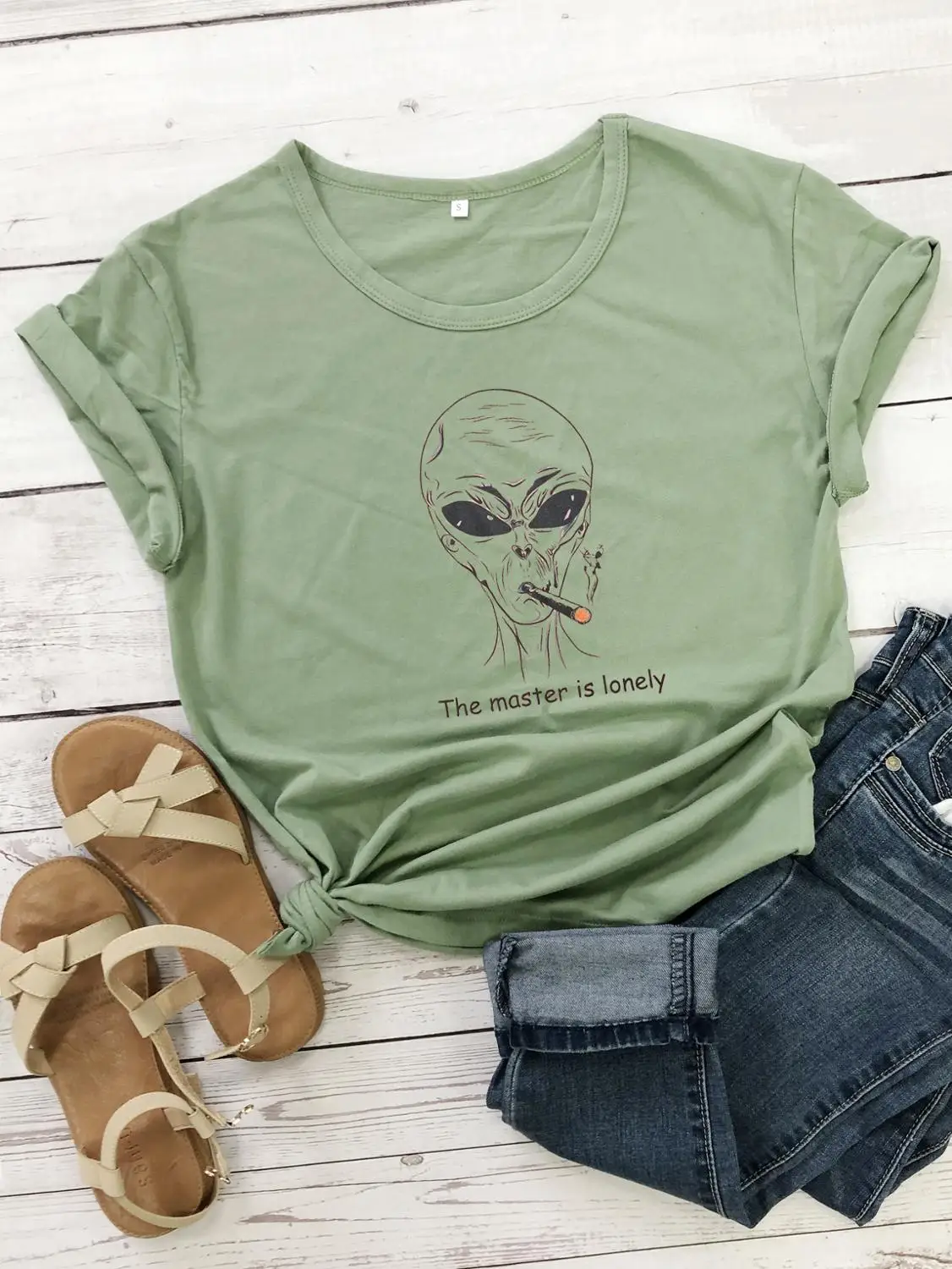 lonely aliens T Shirt funny 