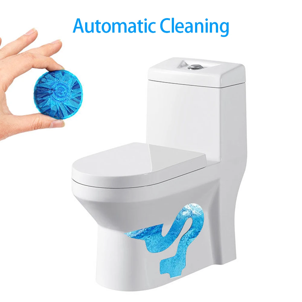 Автоматическая Промывка туалетный дезодорант блок практичные синие пузыри, для унитаза Bao Spirit Туалет очиститель Кухня Аксессуары для ванной комнаты