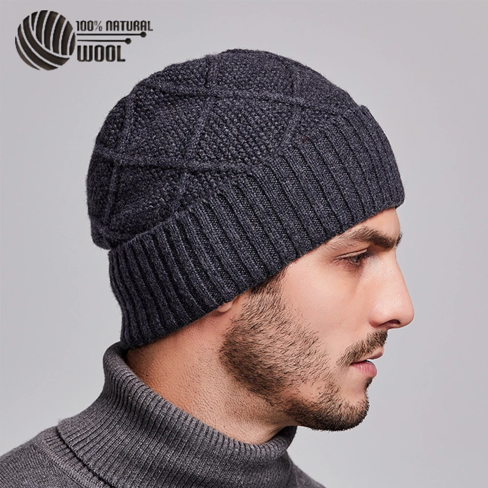 100% Australian Wool Winter Men Knit 