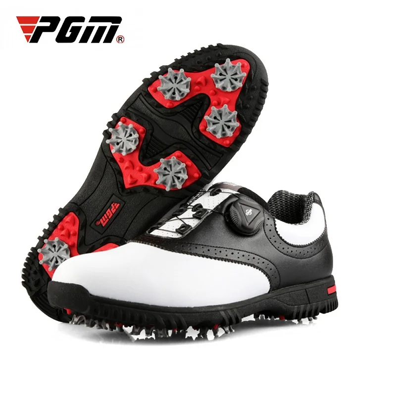 

PGM Men Golf Shoes Waterproof Sports Shoes Rotating Buckles Anti-slip Sneakers Multifunctional Golf Trainers A7111