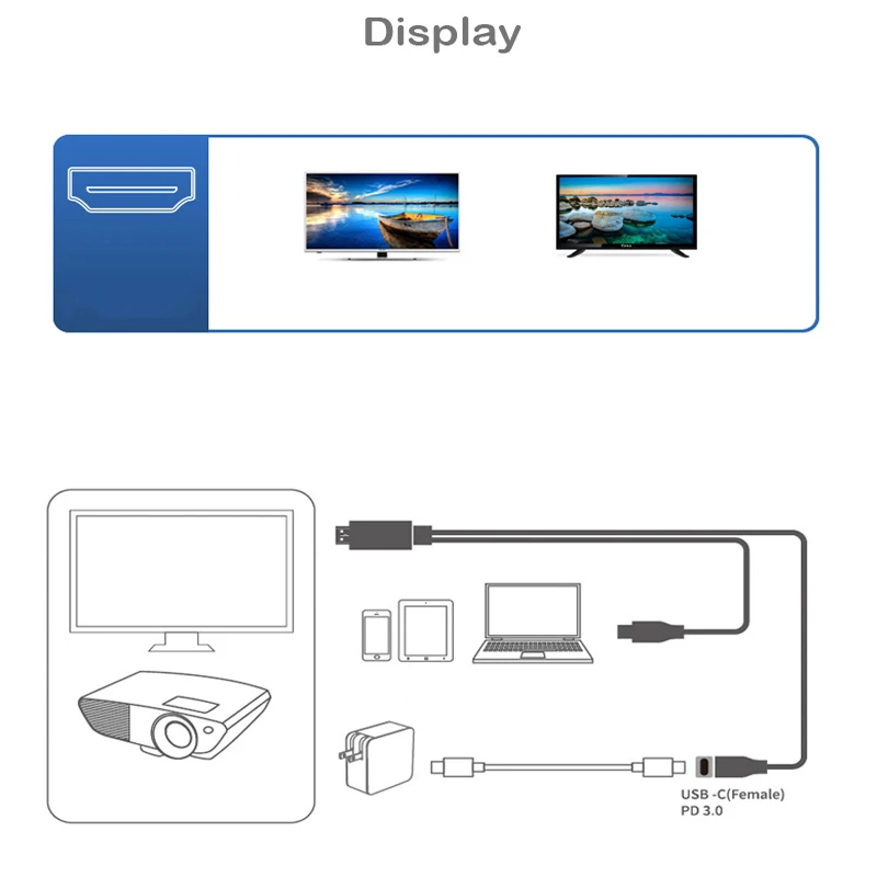 de tela 4k hd 60hz plug and