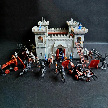 

Home Decorative DIY UK Medieval Model Building History Castle Toy Set Accessory Playset Gifts Knights Game Development Kids