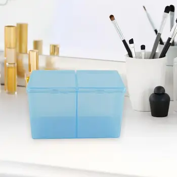 

1pc Nail Art Gel Polish Remover Cleaning Cotton Pad Swab Container Organizer Holder Storage Box Set