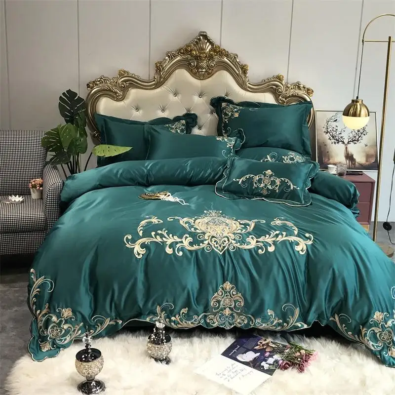 Cotton Solid Bedding Sets Queen King Quilt Comforter/duvet Cover