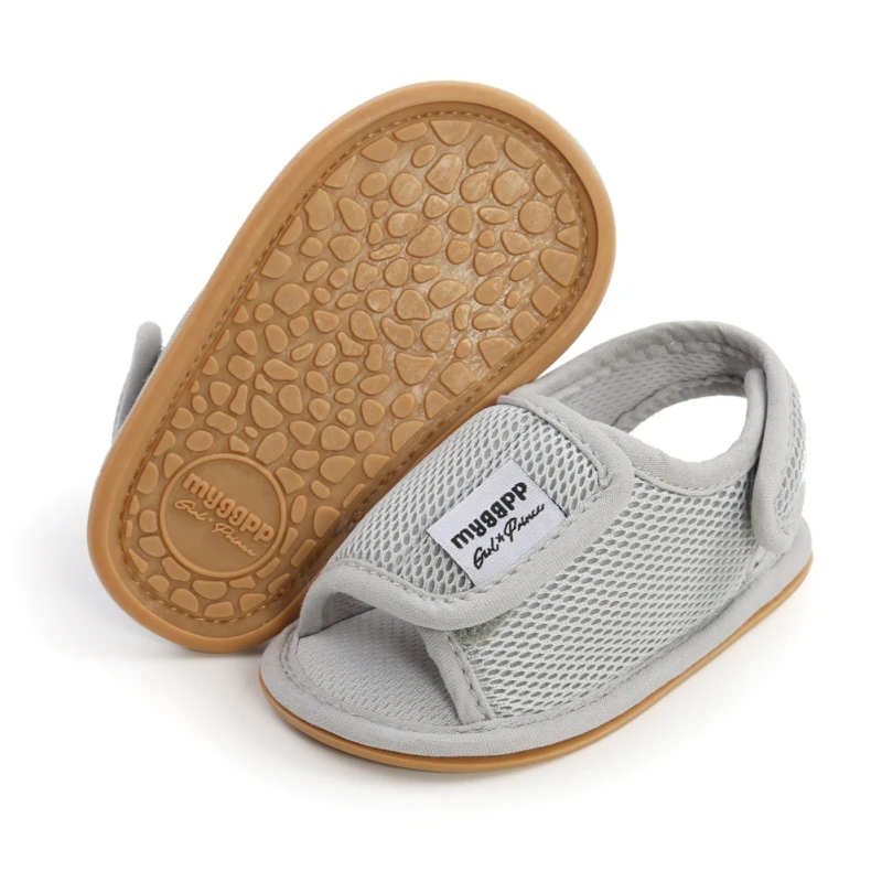 Baby Sandals Infant Boys Girls Summer Fashion First Walkers Flat With Soft Bottom Children Cute Anti-slip Toddler Shoes 0-18M