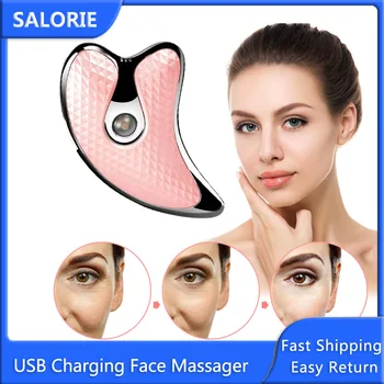 

USB Rechargeable Guasha Massager Face Massage V Facial Lifting Massager for Body Back Neck Arm Leg Wrinkle Remover Dropshipping