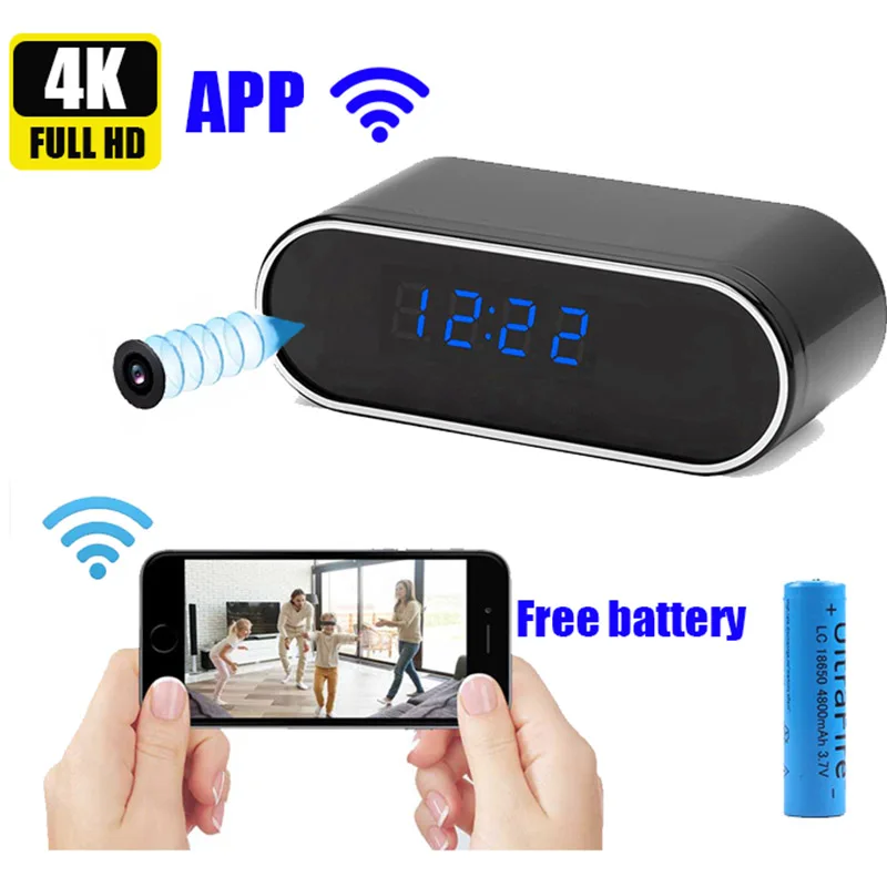 Lookcam wifi camera Secret Clock micro Recorder Security Night Vision Motion Detect Camcorder HD 1080P kamera espia | Электроника