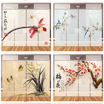 

Custom design hanging screen living room divider Curtain partition curtain screen custom pattern art roller
