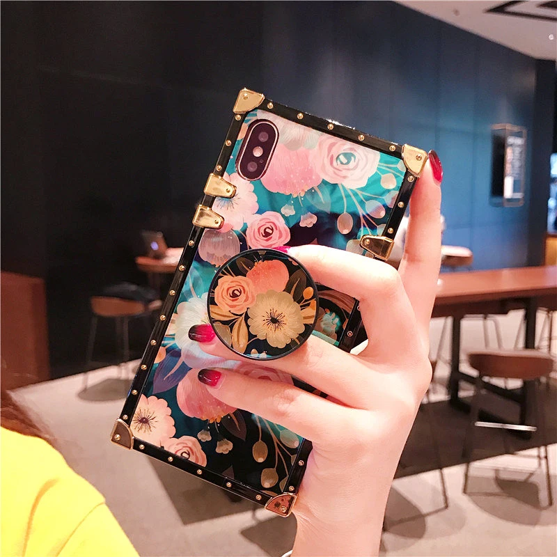 Для Huawei P20 P30 PRO lite Nova 2S 3 i 3E 4 4E 5 5pro Роскошный Металлический Синий луч цветок Пион