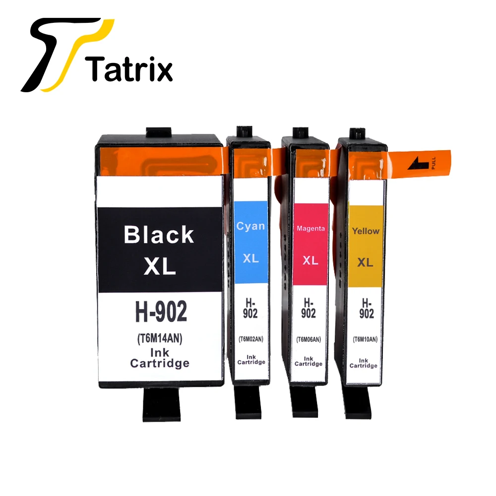 Tatrix 4PK hp 902 для hp 902XL переработанного чернильного картриджа для hp Officejet Pro 6960 6961 6963 6964 6965 6966 6968 6970 6971 6974 6975 6978