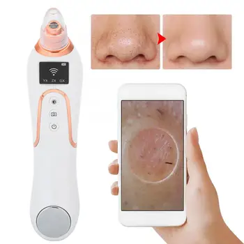 

2in1 Visual Pore Cleanser Remove Blackheads Pimples Instrument Facial Cleaning Tools Vacuum Suction Pore Acne Removal Machine