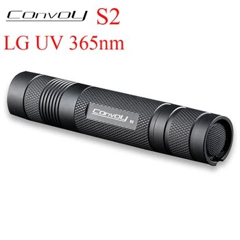 

Ultra Violet Light Convoy S2 LG UV 365nm LED Flashlight 18650 Lantern Zwb2 Filter Installed Ultraviolet Torch Black 3W Lanterna